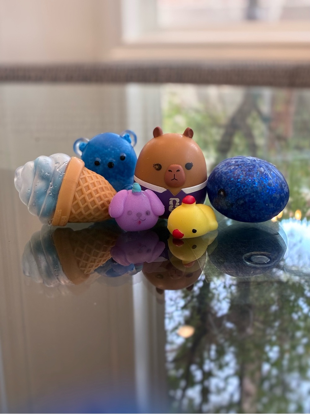 Six Cute Squishies | ice cream, dumpling, capybara etc